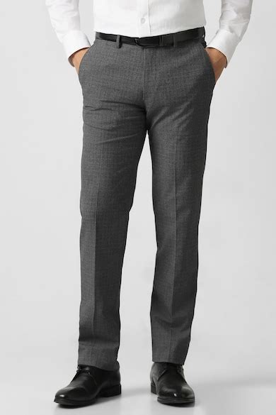Van Heusen Formal Trousers, Van Heusen Grey Trousers for Men at ...