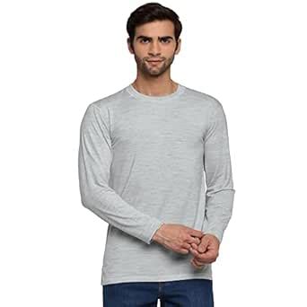 Buy Kosha Men's Merino Wool, Bamboo & Polyester Full Sleeve Round Neck ...
