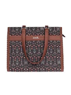 Buy ZOUK Boardroom Office Bag for Women | Big Size Business Tote ...