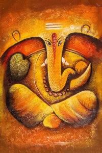 Lord Ganesha vighnaharta Religious Painting Poster Waterproof Vinyl ...