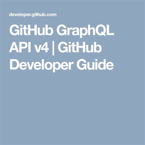 Image result for GitHub Graphql API