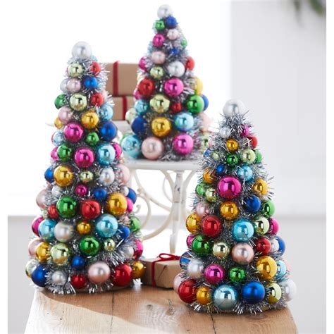 Look no further than these fabulous bauble trees for the focal point of this year's Chris ...