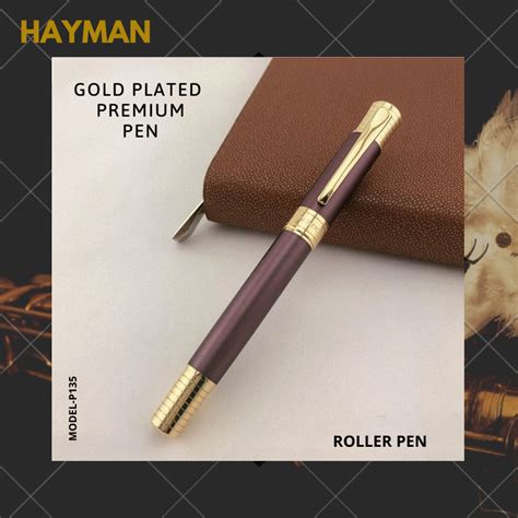 Gold Plated Fountain Pen, Rollerball, Ballpoint Premium Pens – Hayman Pens