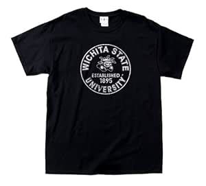 NCAA Wichita State Shockers 100-Percent Pre-Shrunk Vintage Circle Short ...