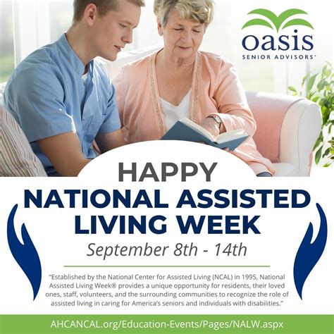 Tomorrow marks the beginning of National Assisted Living Week ...