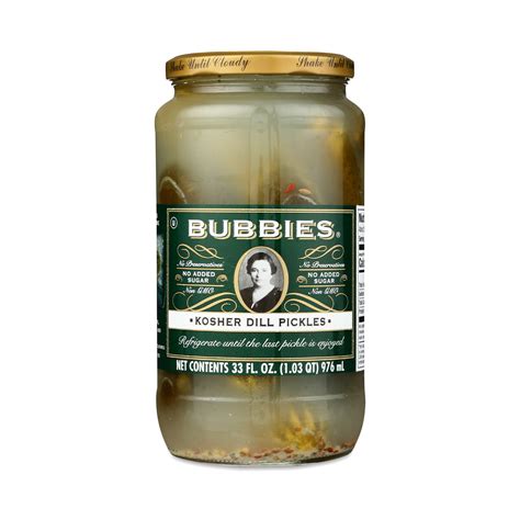 Bubbies Fine Foods Kosher Dill Pickles | Thrive Market