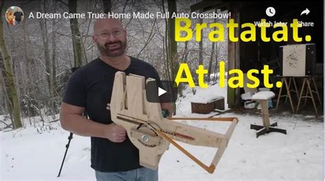 19 DIY Crossbows for Hunters and Survivalists