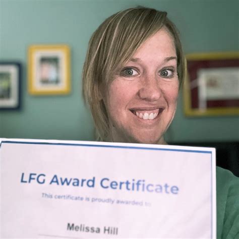 I am a proud recipient of a LFG award! I love being able to help ...