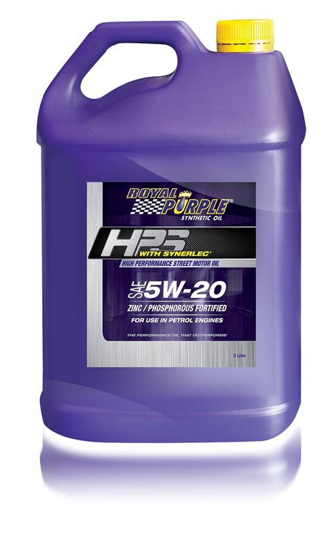 HPS - SAE 5W-20 High Performance Street Motor Oil - 5 Litre — Royal ...