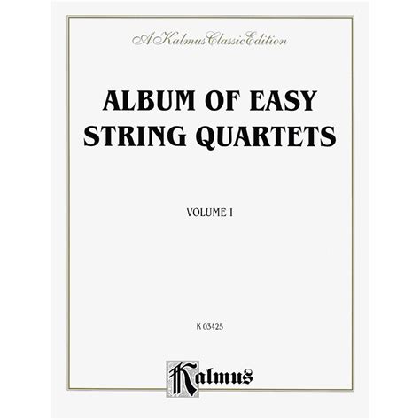Album of Easy String Quartets, Vols. 1-3 - Southwest Strings