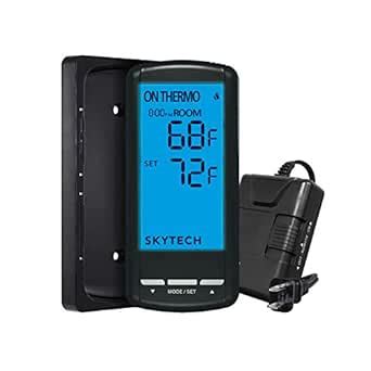 Skytech SKY-5310 110v Backlit LCD Touch Screen Fireplace Remote Control ...