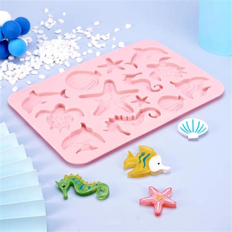 Silicone mold Sea Creatures| Artikamart Silicone Candle Molds