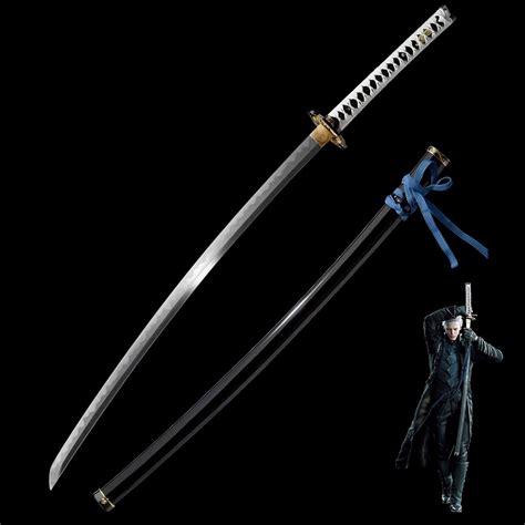 Yamato In Devil May Cry Katana Samurai Sword Clay Tempered Katana Clay