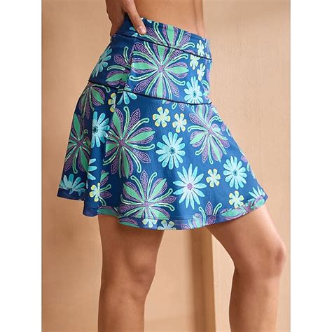 Women's Golf Skirts Navy Blue Mint Green Skirt Ladies Golf Attire ...