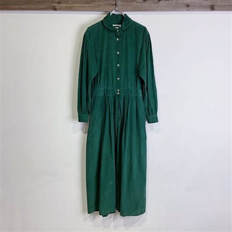 green corduroy shirt dress | LEMON