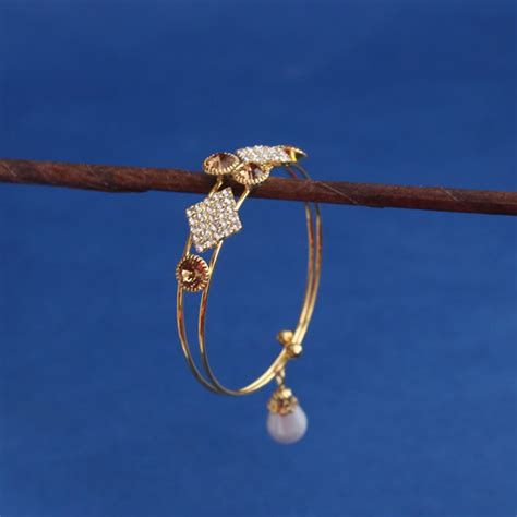 Send Stone Studded Golden Bracelet Online - GAL20-95250 | Giftalove