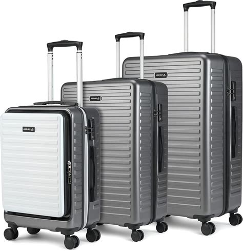 Assembly Premium Polycarbonate Hardsided Luggage Bag Set of 3-75 cms ...
