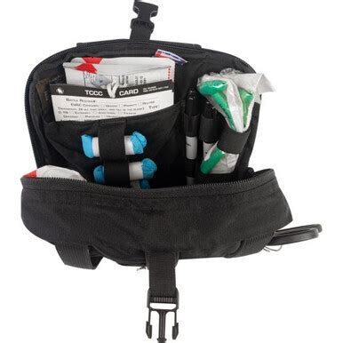 Rescue Task Force Chest Pouch Medical Kit, Black | Bound Tree