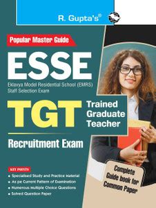 ESSE : EMRS - TGT Recruitment Exam Guide (For Common Paper): Buy ESSE ...