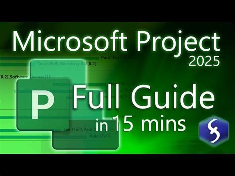 Microsoft Project Tutorial 2020 的图像结果