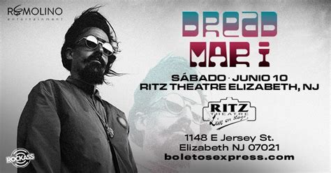 Dread Mar I en Elizabeth, New Jersey, Ritz Theatre and Performing Arts ...