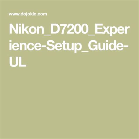 Image result for Nikon D7200 Advanced Tutorial