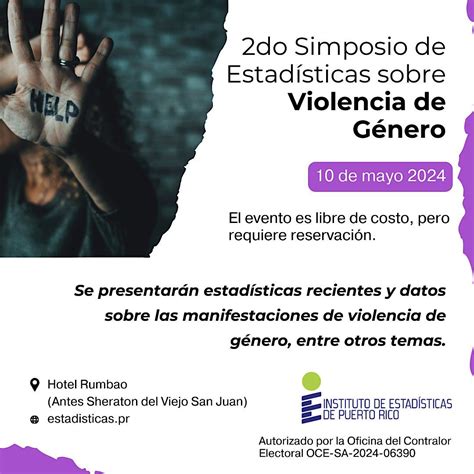 2do Simposio de Estadísticas sobre Violencia de Género, 100 C ...