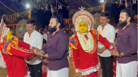 Kantara 2: Rishab Shetty attends Bhoota Kola Festival before starting ...