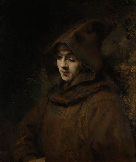 Rembrandt's son Titus, as a monk - Rembrandt van Rijn - Art Prints by ...