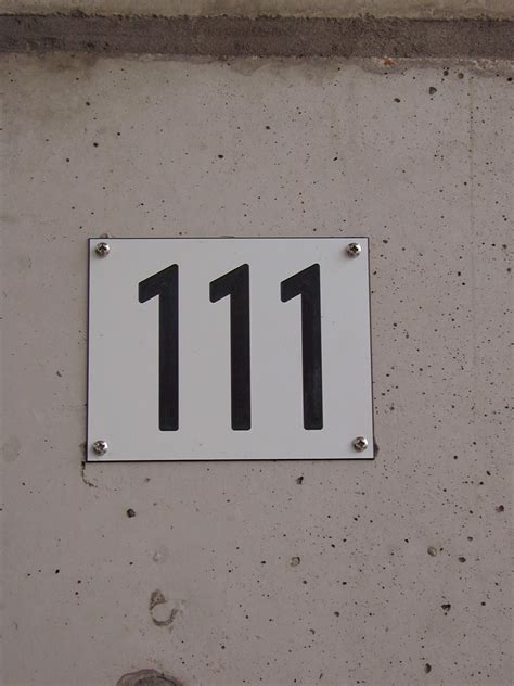 Number 111 Stock Photo - Alamy
