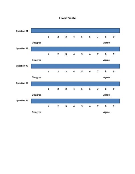 Free Printable Likert Scale Templates [Word, Excel] 3, 4, 5, 7, 10 Point