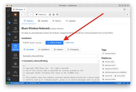 Image result for Platformio Add Library