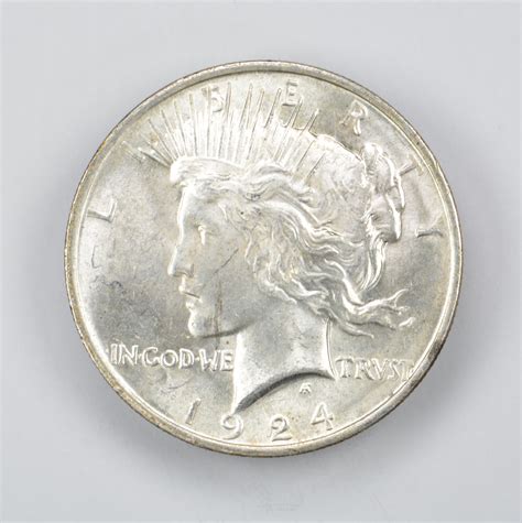 1924 Peace Silver Dollar $1 | Property Room