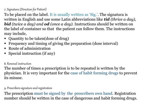 Prescription, Parts and Handling of Prescription.pptx