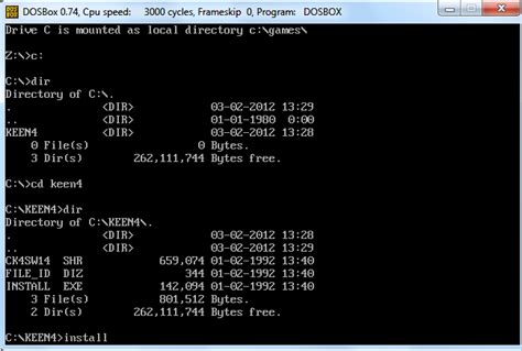 Image result for DOSBox Directory