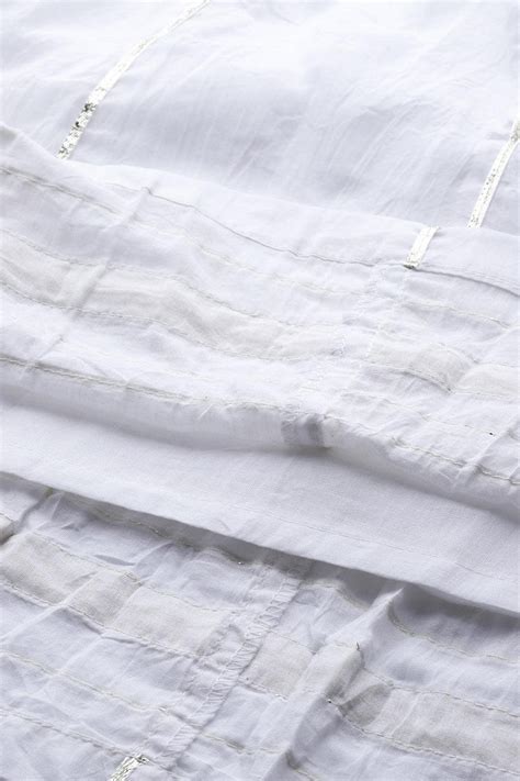 White Handcrafted Cotton Kurta Set With Leheriya Dupatta – Geroo Jaipur