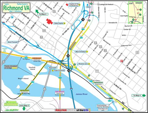 Map Of Downtown Richmond Va