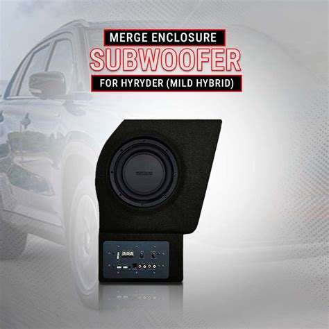 Vextron Car Specific Subwoofer For Grand Vitara/ Hyryder | 8 Inch Ampl