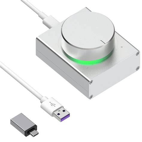 Geekria Volume Adjustment Knob with Rotate Volume Adjustment & One Key ...