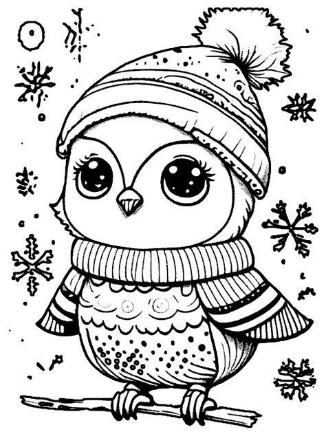 Cute Coloring Winter