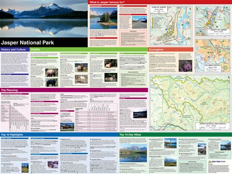 Jasper National Park Map | Gem Trek Maps