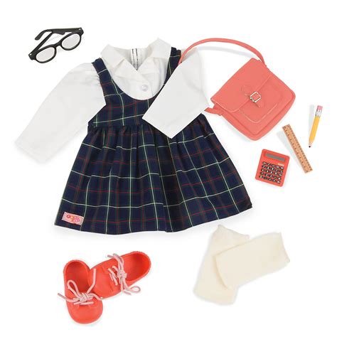 Buy Our Generation Perfect Score Outfit – Deluxe Stylish School Uniform ...