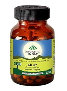 ORGANIC INDIA Giloy 60 Veg Capsules (Pack of 3) : Amazon.in: Health ...