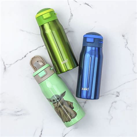 Buy Zak Designs 13.5 oz Mesa Kids Water Bottle Stainless Steel Vacuum ...