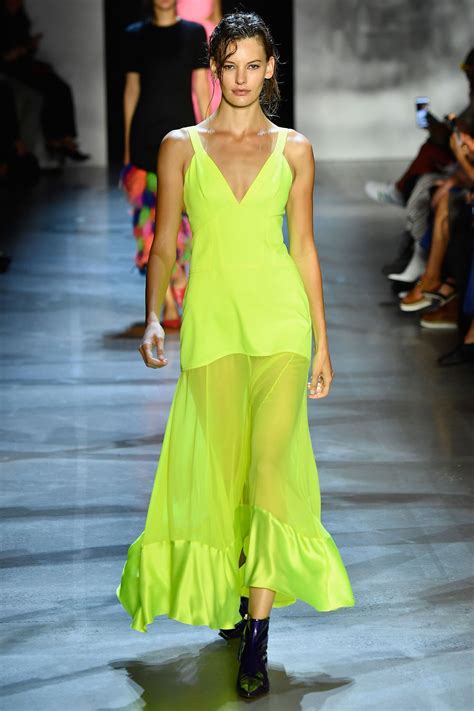 Neon brights are ruling the runways at New York Fashion Week | Neon ...