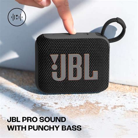 Buy JBL Go 4, Wireless Ultra Portable, Pro Sound,Water & Dust Proof 4.2 ...