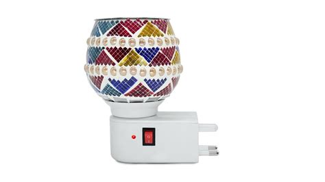 SOGRA Multi Colour Light Kapur Dani Electrical Camphor Diffuser | Glass ...