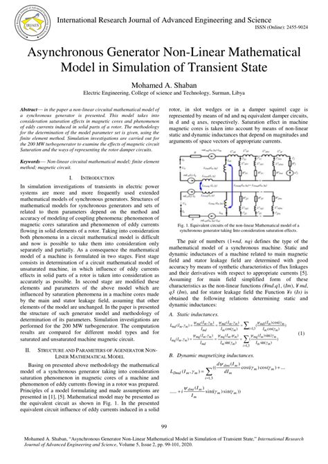 Image result for Generator Transient Model