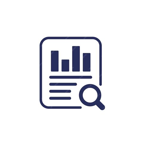 Premium Vector | Audit icon auditing financial statement linear design
