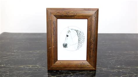Solid Raw Wood Vintage Rustic Wooden Photo Frame For Picture A4 5x7 4x6 ...